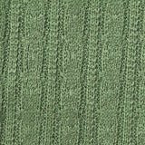 Jacquard Polyester Viscose Blend Rib Knit Fabric, 360 gsm, 160 cm — Green — texture