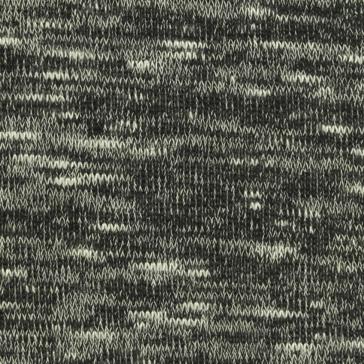 Black Marl Chunky Knit, Viscose-Poly, 220 gsm, 160 cm, ref EF-268430