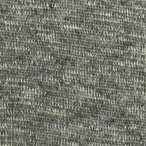 Heathered Grey Marl Chunky Knit, Viscose-Poly, 220 gsm
