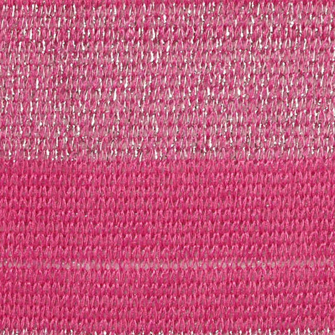 Pink Horizontal-Stripe Chunky Knit, Polyester, 200 gsm