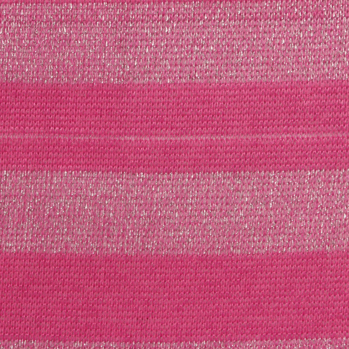 Pink Horizontal-Stripe Chunky Knit, Polyester, 200 gsm
