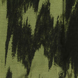 Dark Green Brushstroke French Terry, Modal-Poly
