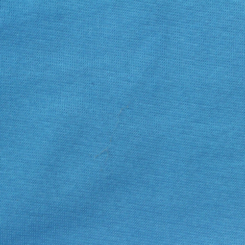Cotton Stretch Rib Knit Fabric, 300 gsm, 160 cm — Blue