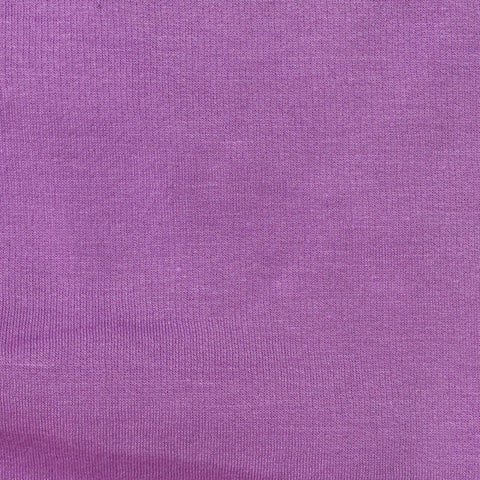 Brushed Modal Polyester Stretch French Terry Fabric, 290 gsm, 160 cm — Purple