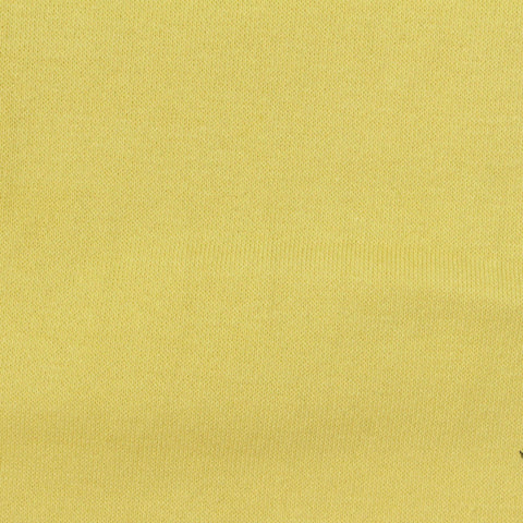 Brushed Cotton Polyester French Terry Fabric, 290 gsm, 185 cm — Yellow
