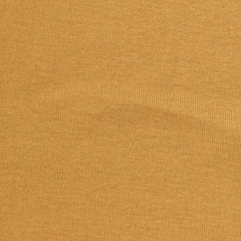 Polyester Cotton Rib Knit Fabric, 250 gsm, 170 cm — Khaki