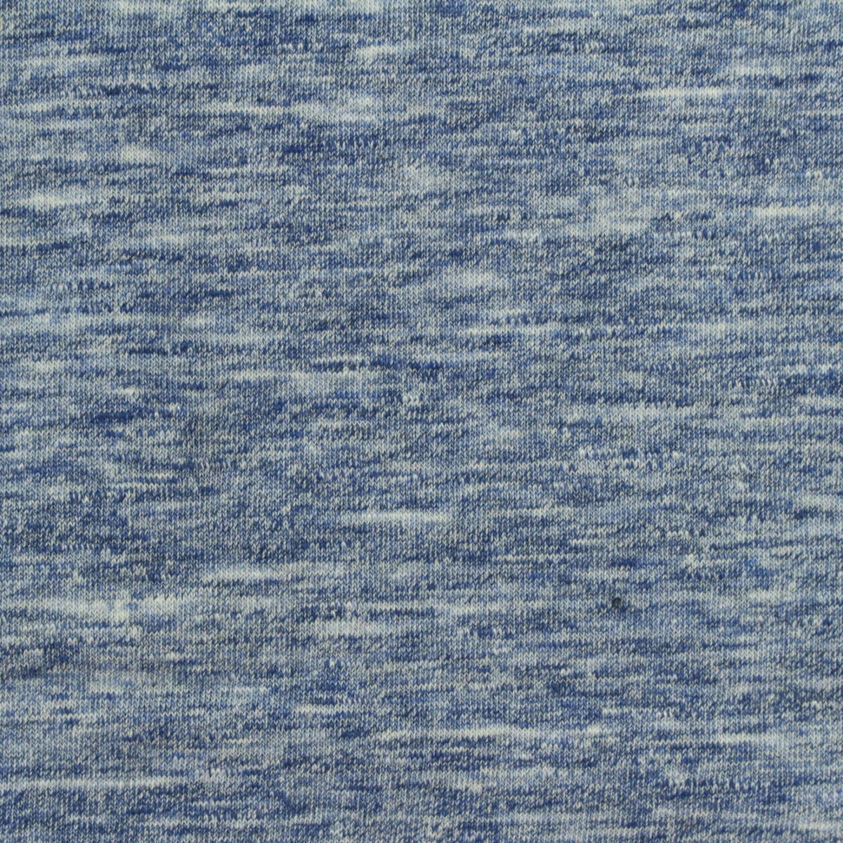Blue Marl Jersey Knit, Cotton, 210 gsm