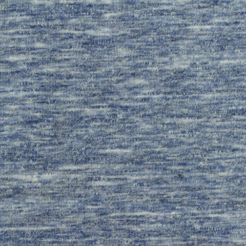 Blue Marl Jersey Knit, Cotton, 210 gsm