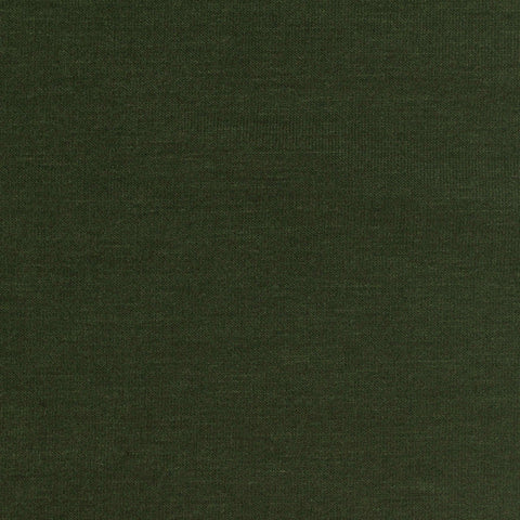 Brushed Polyester Modal Stretch French Terry Fabric, 280 gsm, 160 cm — Green