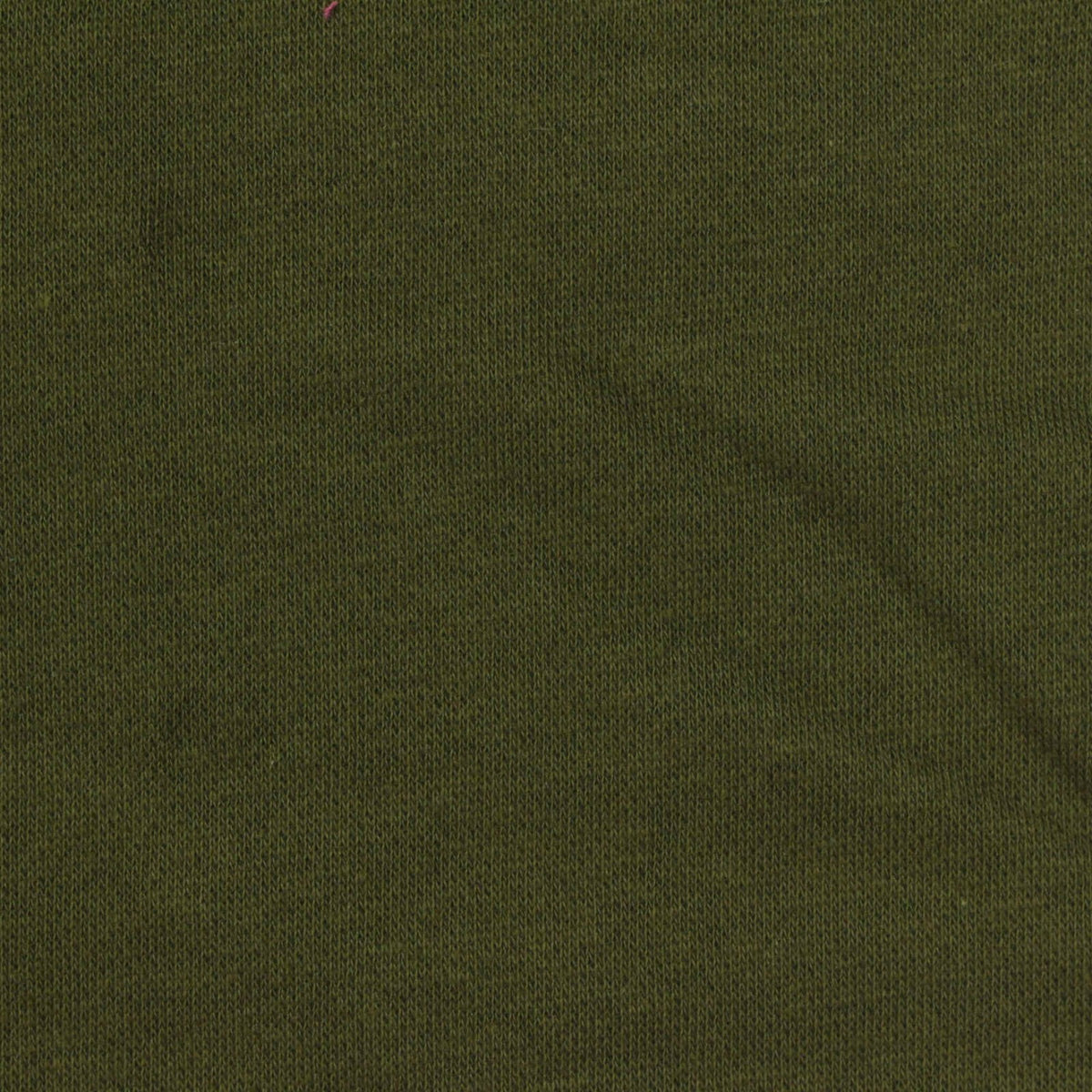 Brushed Cotton Polyester French Terry Fabric, 280 gsm, 185 cm — Green