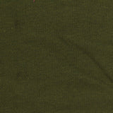 Brushed Cotton Polyester French Terry Fabric, 280 gsm, 185 cm — Green