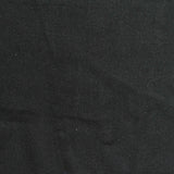 100% Polyester Jersey Knit Fabric, 90 gsm, 150 cm — Black