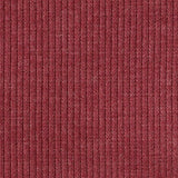 Deep Red Marl Rib Knit, Cotton-Poly — texture