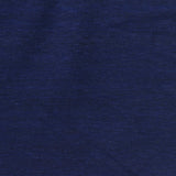 Dark Blue Marl Jersey Knit, Cotton-Poly