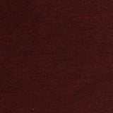 Dark Red Marl Rib Knit, Poly-Viscose