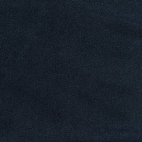Polyester Cotton Jersey Knit Fabric, 180 gsm, 160 cm — Navy