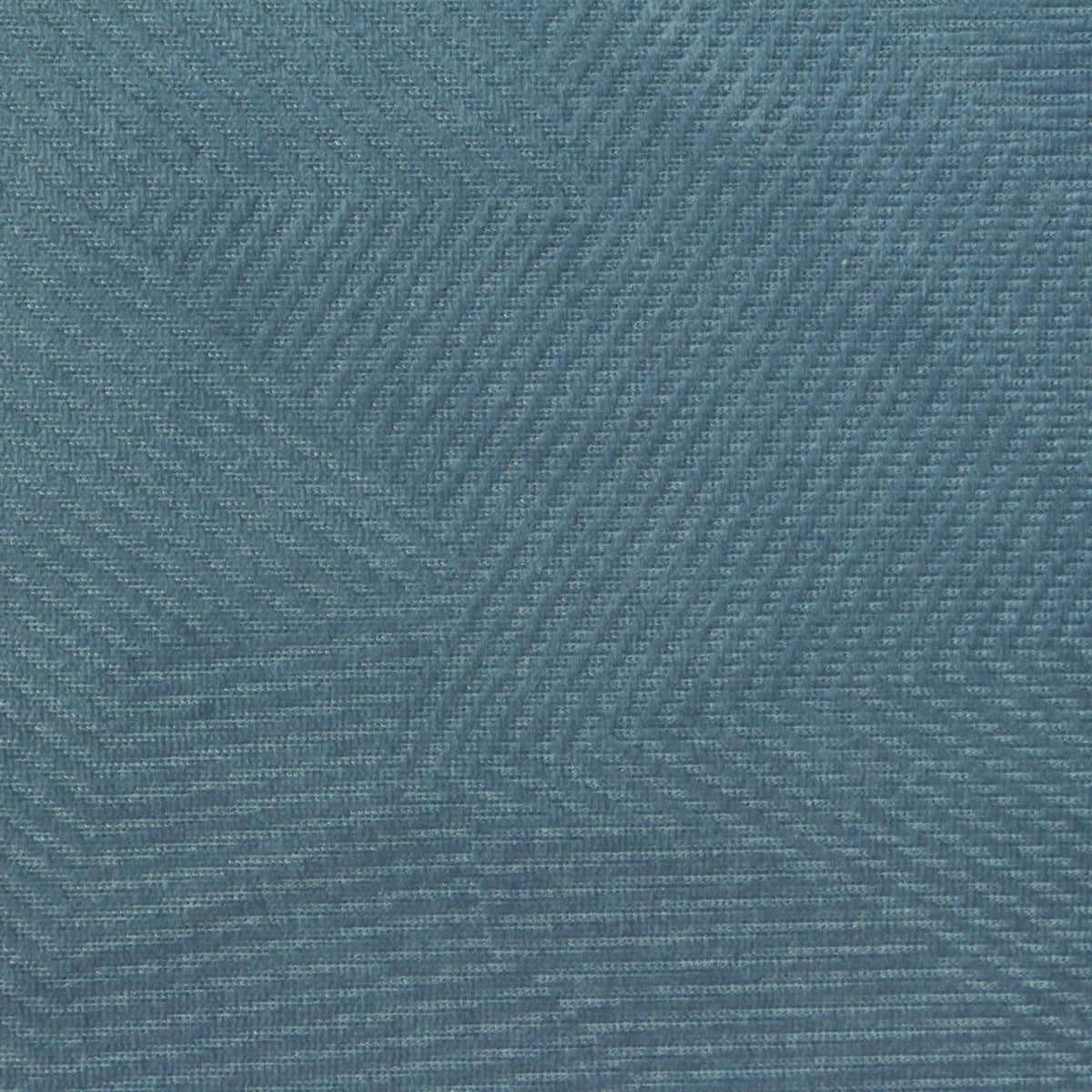 Blue Geometric-Chevron Jacquard, Polyester