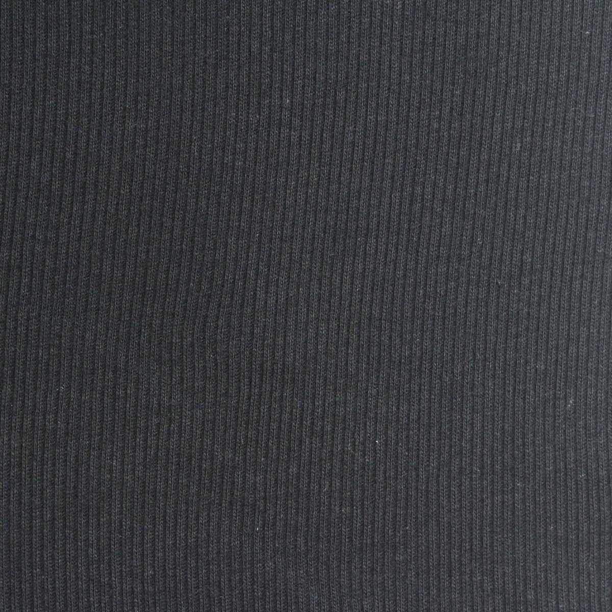 Cotton Stretch Rib Knit Fabric, 200 gsm, 130 cm — Grey