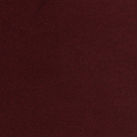 Brushed Cotton Polyester Jersey Knit Fabric, 280 gsm, 165 cm — Red