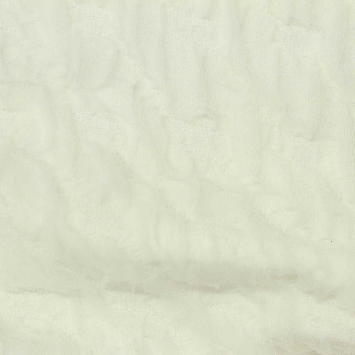 Cream Tone-on-Tone Floral Interlock Knit, Polyester
