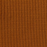 Brushed Polyester Viscose Stretch Waffle Knit Fabric, 220 gsm, 140 cm — Brown