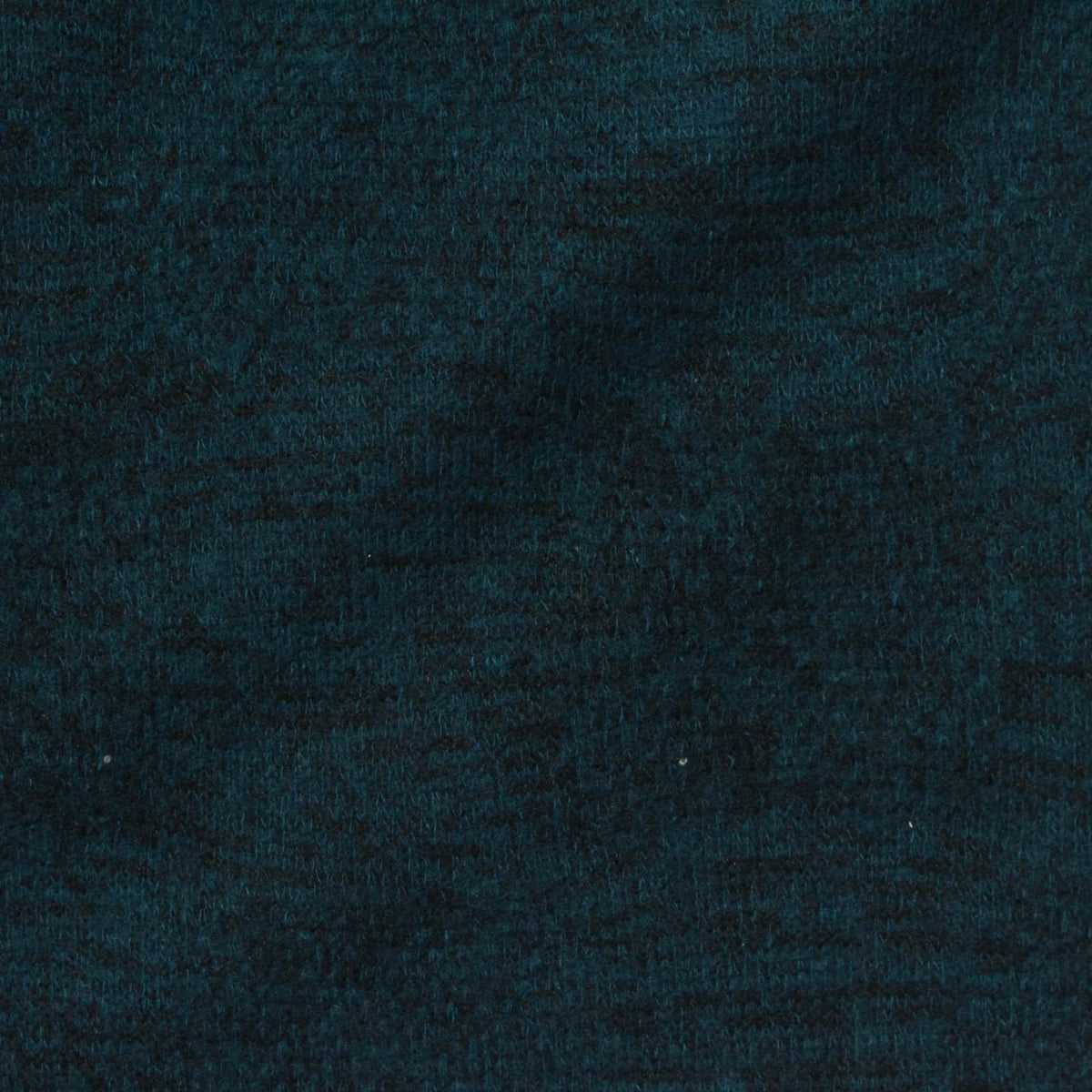 Dark Teal Marl Chunky Knit, Viscose-Poly, 230 gsm