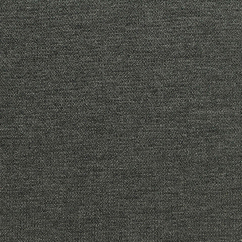 Heather Polyester Viscose Stretch French Terry Fabric, 260 gsm, 160 cm — Grey