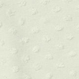 Cream Dots Jacquard, Poly-Viscose — texture
