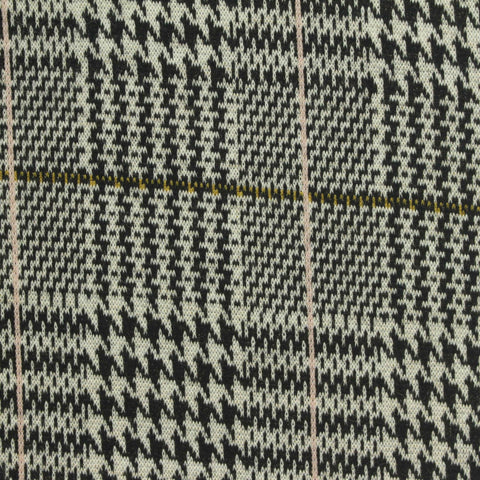 Black Houndstooth Jacquard, Polyester, 280 gsm, 160 cm, ref EF-268585