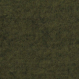 Dark Olive Marl Chunky Knit, Viscose-Poly — texture