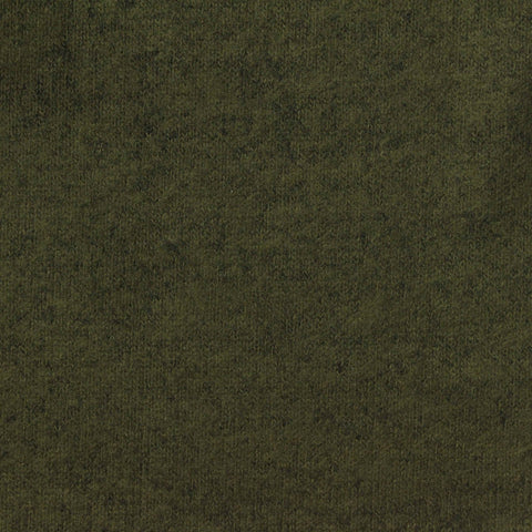 Dark Olive Marl Chunky Knit, Viscose-Poly, 230 gsm