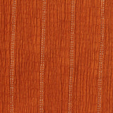 Orange Vertical-Stripe Crepe, Polyester