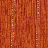 Orange Vertical-Stripe Crepe, Polyester — texture
