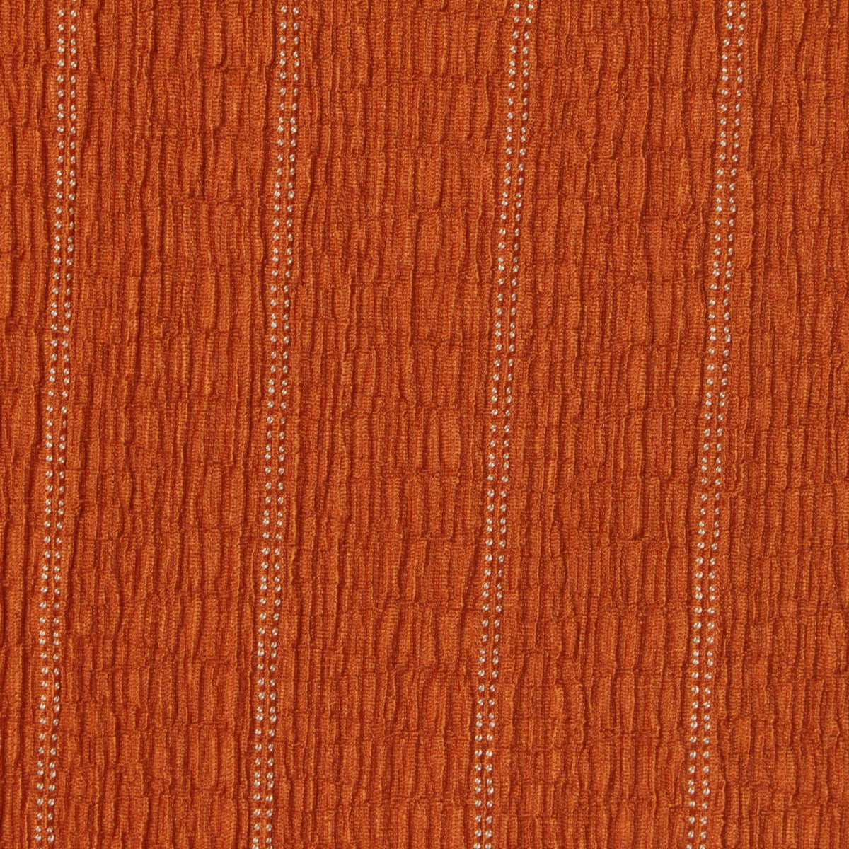 White Vertical-Stripe Crepe, Polyester, 180 gsm