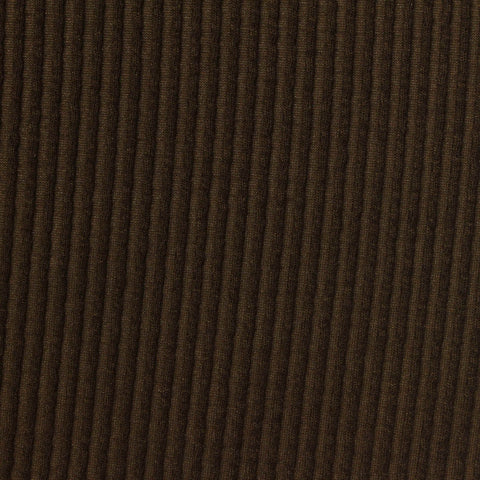 Polyester Viscose Stretch Jersey Knit Fabric, 260 gsm, 160 cm — Brown