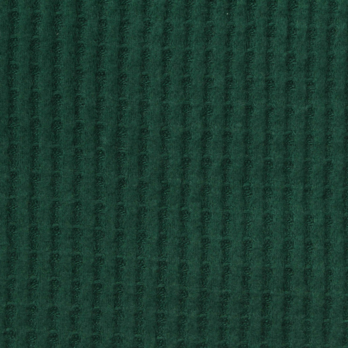 Brushed Polyester Viscose Stretch Waffle Knit Fabric, 210 gsm, 150 cm — Green