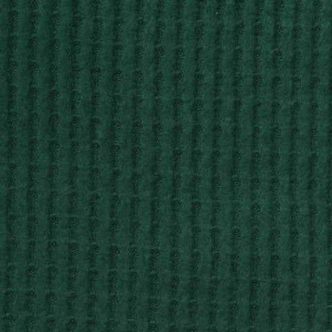 Brushed Polyester Viscose Stretch Waffle Knit Fabric, 210 gsm, 150 cm — Green