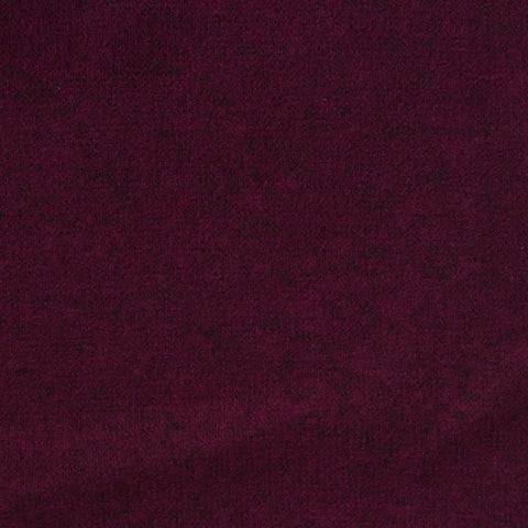 Brushed Viscose Polyester Stretch Chunky Knit Fabric, 240 gsm, 160 cm — Purple