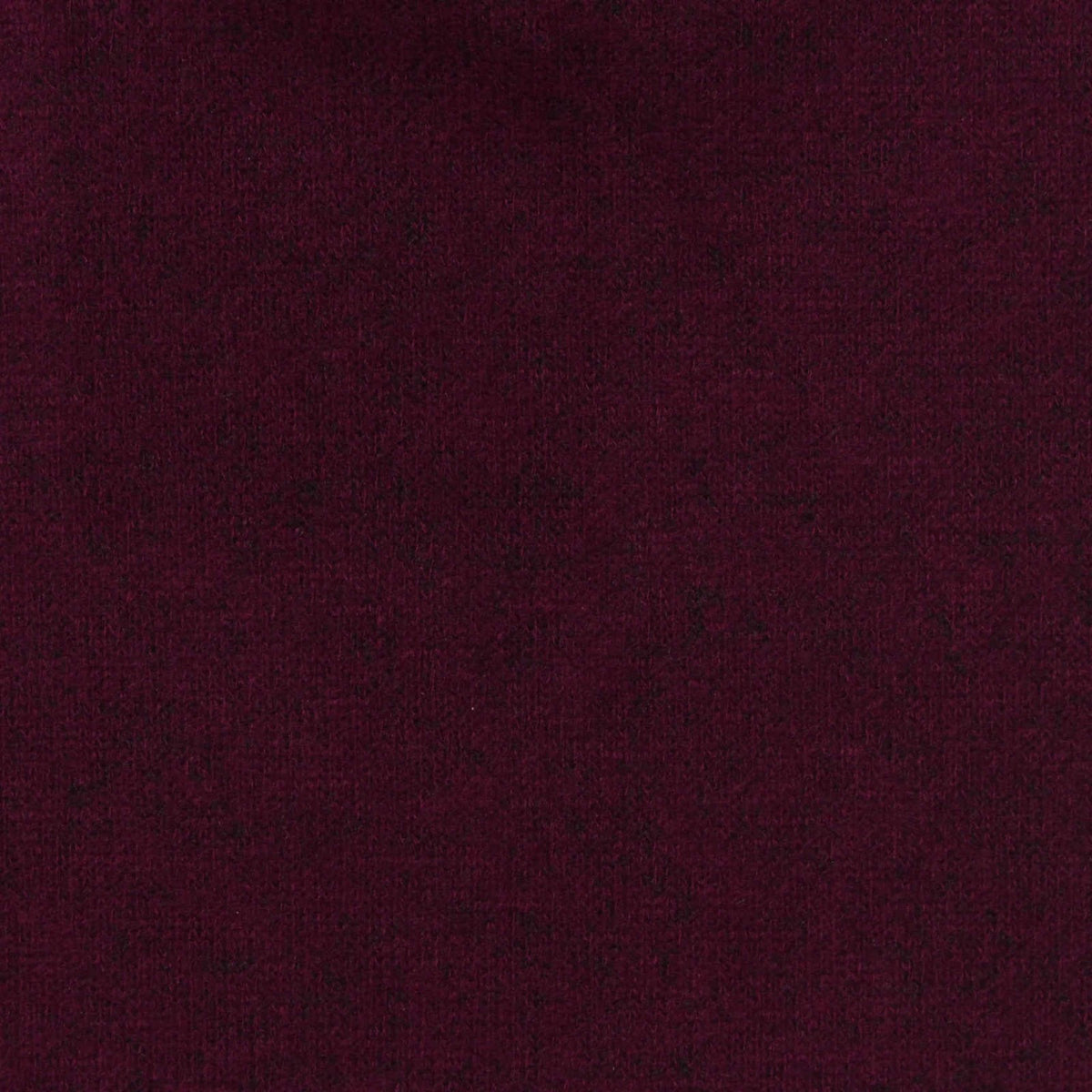 Dark Burgundy Brushed Chunky Knit, Viscose-Poly