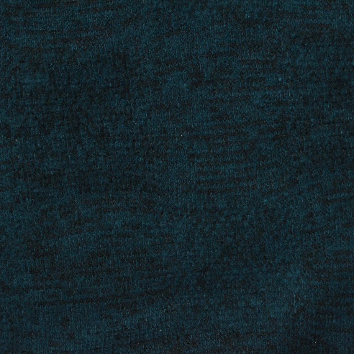 Dark Teal Marl Chunky Knit, Viscose-Poly, 190 gsm
