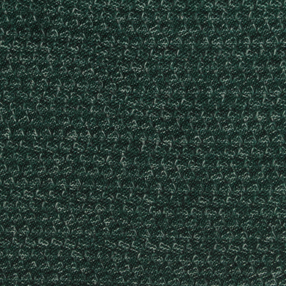 Dark Green Marl Chunky Knit, Viscose-Poly, 210 gsm