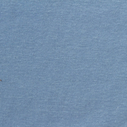 Cotton Polyester Rib Knit Fabric, 180 gsm, 160 cm — Blue
