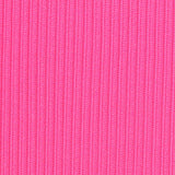 100% Polyester Rib Knit Fabric, 180 gsm, 120 cm — Pink — texture