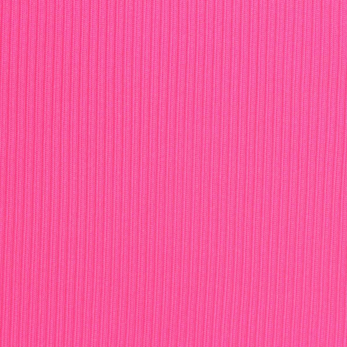 Hot Pink Rib Knit, Polyester