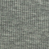 Heathered Grey Marl Rib Knit, Poly-Viscose — texture