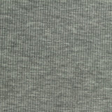 Heathered Grey Marl Rib Knit, Poly-Viscose