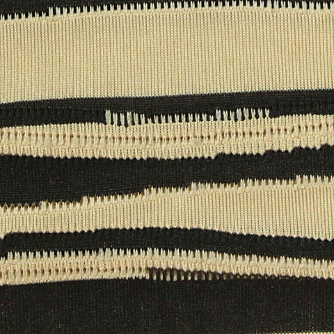 Black Zebra Jersey Knit, Polyester, 240 gsm