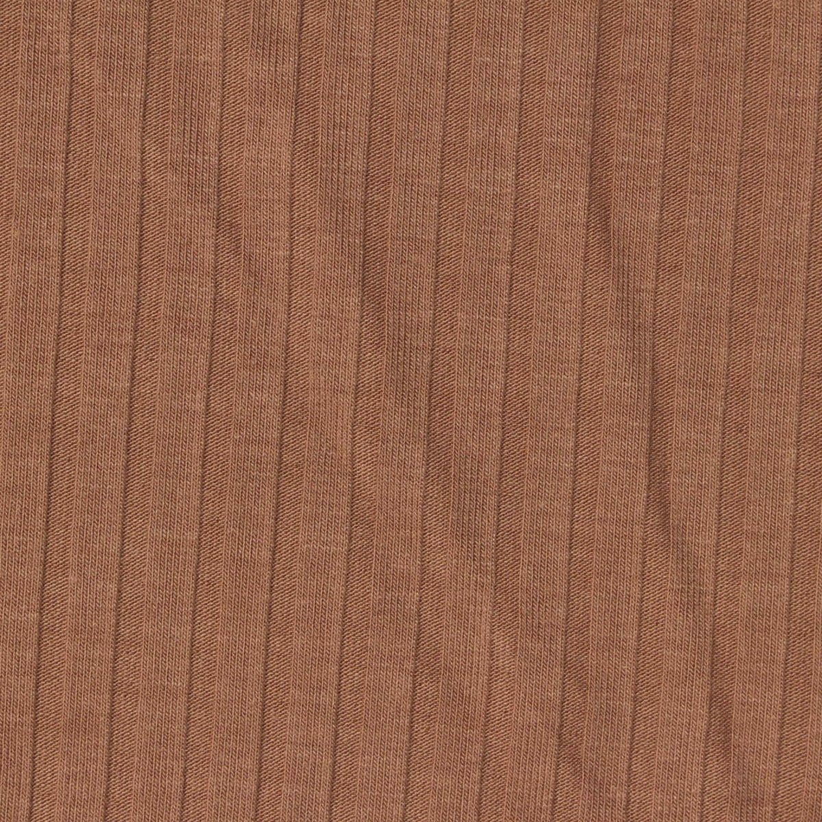 Rib Knit Fabric, 200 gsm, 140 cm — Brown