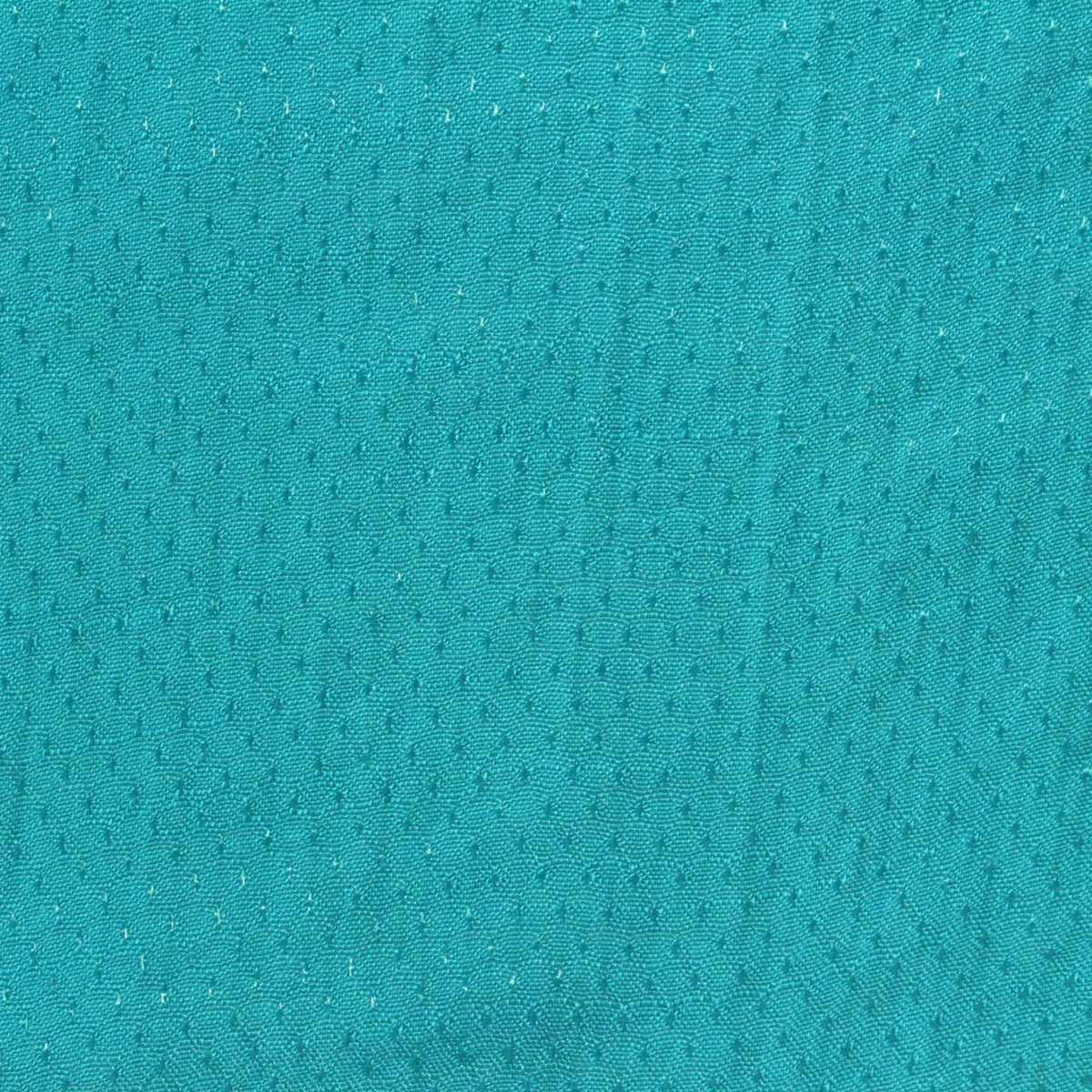 Teal Dot Jacquard, Viscose-Poly