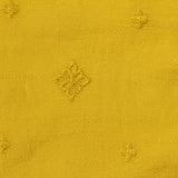 Yellow Tone-on-Tone Diamond Jacquard, Viscose-Poly